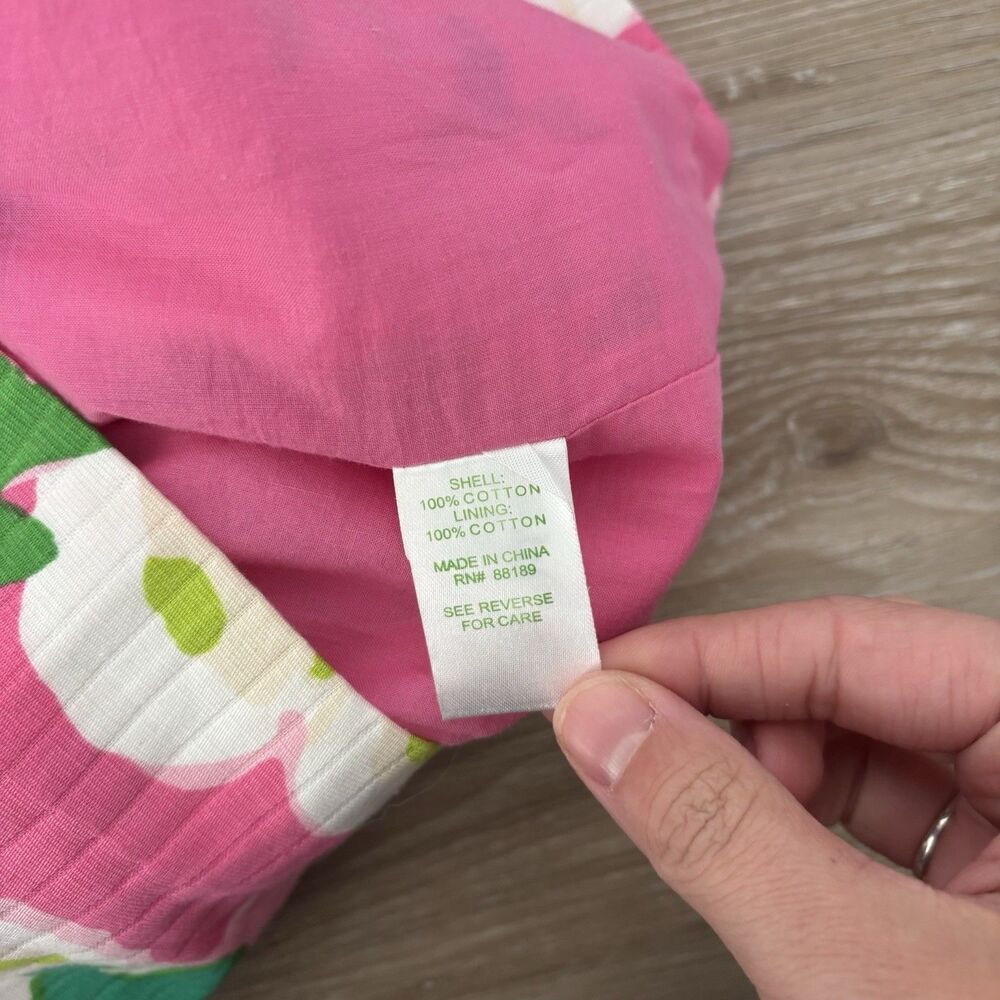 Lilly Pulitzer Dress Size 0 Hotty Pink Sleeveless Sheath V Neck Kiki Mini - Picture 8 of 9